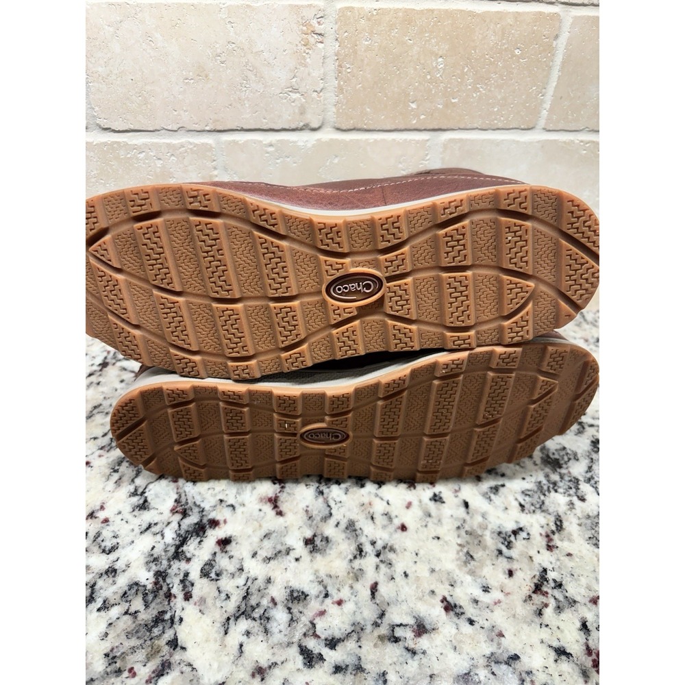 CHACO SIERRA BOOTS BROWN WATERPROOF LEATHER HIKING SHOES WOMEN'S US SIZE 8.5 - Picture 7 of 9